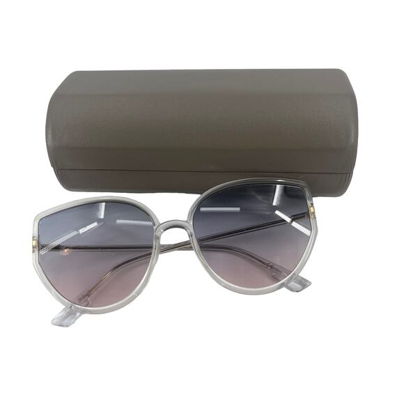 CHRISTIAN DIOR Sostellaire 4 Sunglasses Crystal Pink Gradient Cat Eye 58 18 145 - Picture 1 of 6